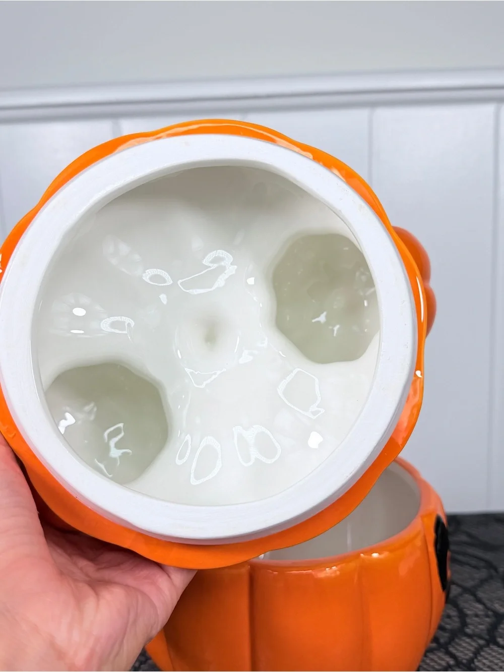 NEW Disney Mickey Mouse Pumpkin Halloween Cookie Jar